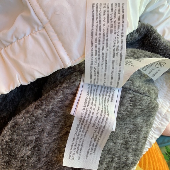 Abercrombie Warm Pink white Zip Up Jacket large - Picture 8 of 11